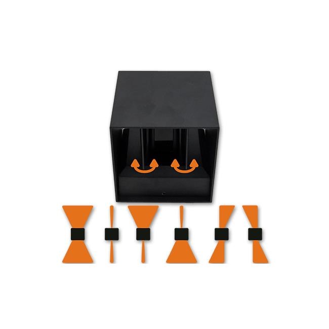 Kira LED-fasadbelysning G9-sockel | Antracitgrå | IP54