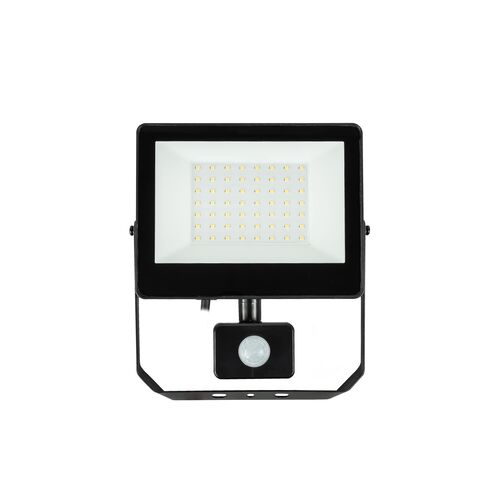 Modee Lighting LED strålkastare 50W |  Neutralvit 4000K | IP54 | + sensor