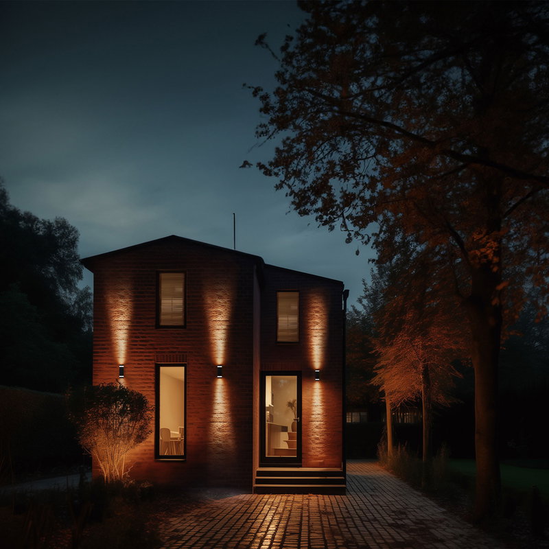 Vägglampa 18W CCT 230V IP54