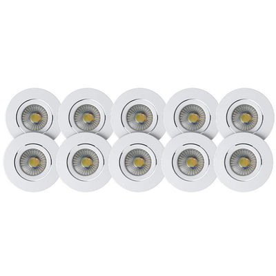 10-pack | LED Downlight Neo | 8W | Dimbar | 3CCT+D2W | IP65 | Inkl. värmeskydd | ø68 | RA>95