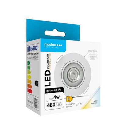 Downlight 4W | Dimbar | 3CCT | 480 Lumen | IP44