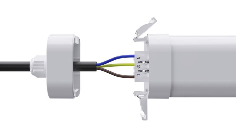 LED Takarmatur 150cm | 45W | Neutralvit 4000K | IP65 | D-märkt | Philips Driver