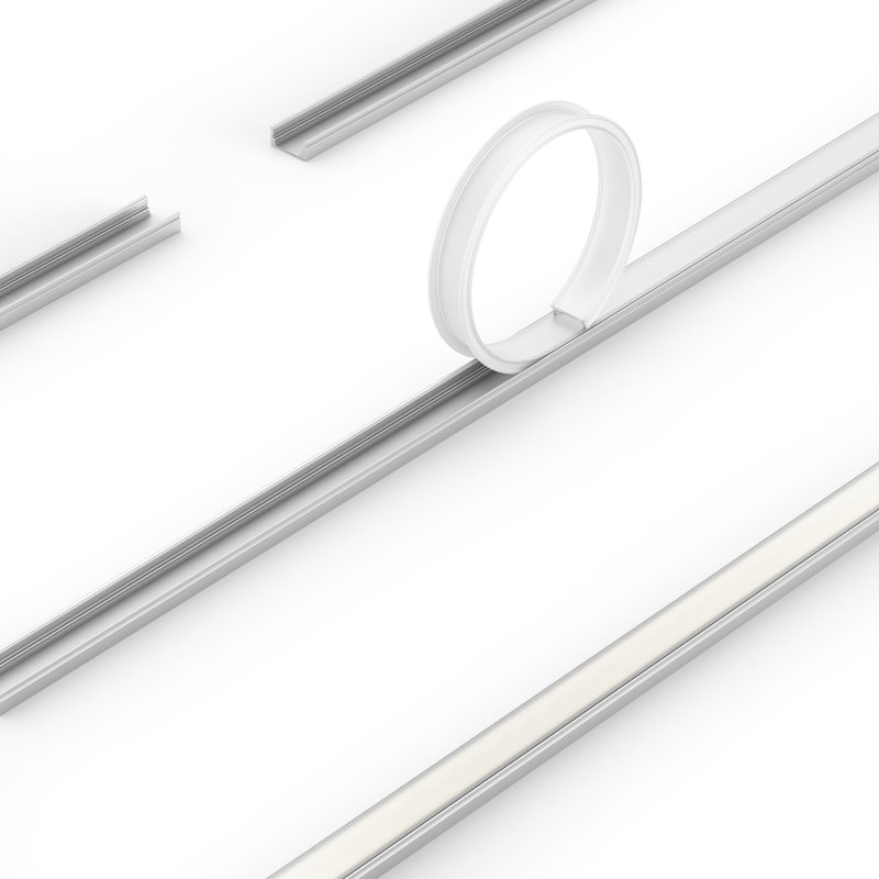 LED Profil | SS17 | Utanpåliggande | 17 x 8,4mm | 1 & 2 meter