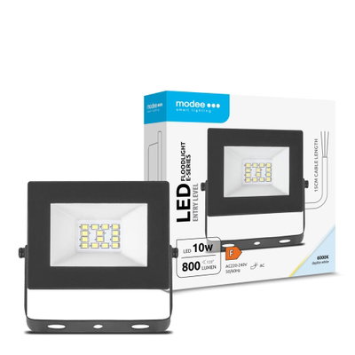 Modee Lighting LED strålkastare 10W | Kallvit 6000K | IP65