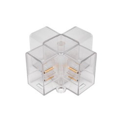 Koppling för hexagon-LED-lampor av typ X