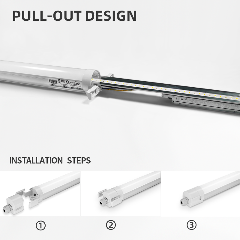 LED armatur 120cm 36W | Neutralvit 4000K | 150 LM/W | IP65 | Philips driver