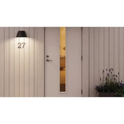 Plejd OUT-02-U Smart Vägglampa 2xUttag Svart