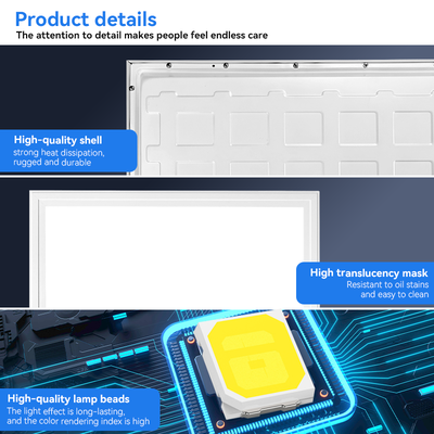 LED-panel 60x60 | 25W | 4000K | 200 lm/W | 5000 lm | Flimmerfri | Bakgrundsbelyst | UGR<19