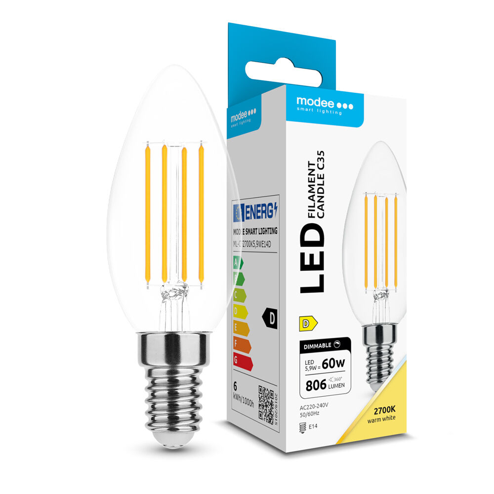 LED lampa E14 | 5,9W | 2700K | Dimbar