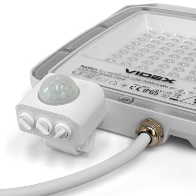 VIDEX | LED-strålkastare med rörelsesensor 50W | CCT 3000K - 6500K | IP65