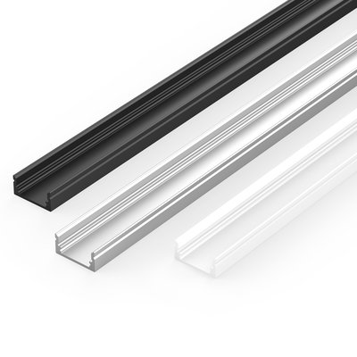 LED Profil | SS17 | Utanpåliggande | 17 x 8,4 mm | 1 meter | Utan diffusor
