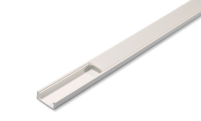 LED Strip profil 1M | 16x7,8mm | Mjölkfärgad