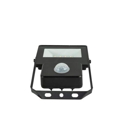 Modee Lighting LED strålkastare 10W |  Kallvit 6000K | IP54 | + sensor