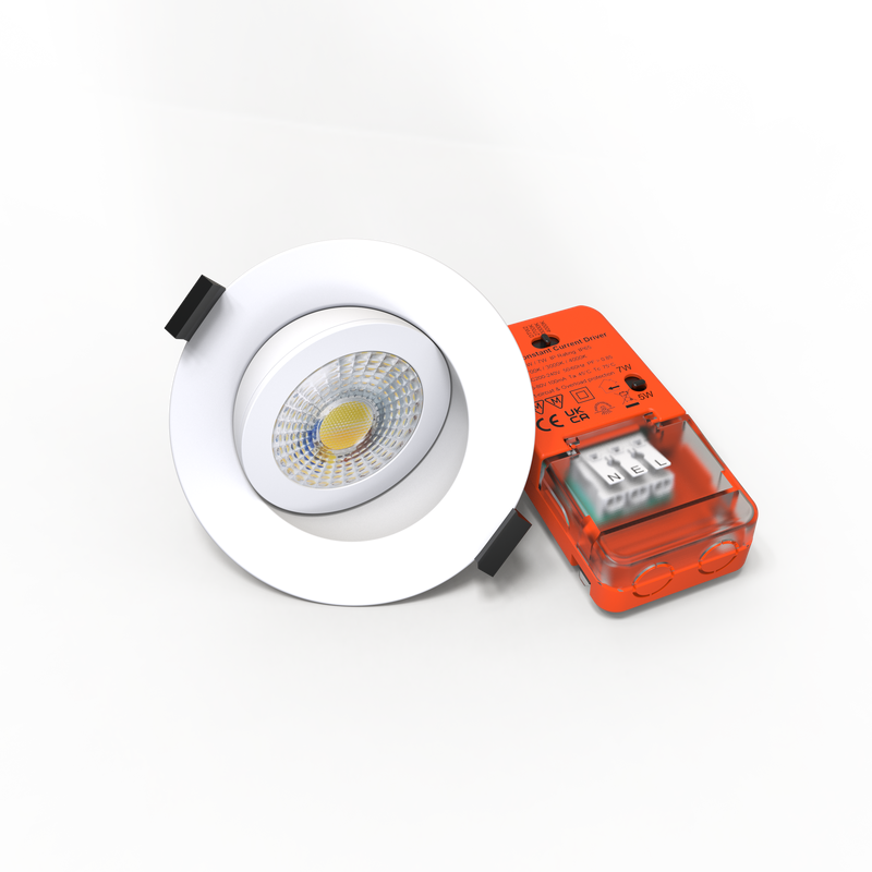 LED Downlight Orbit | 5-7W | CCT+Dim2Warm | 2700-4000K | IP65 | Dimbar | Värmeskydd