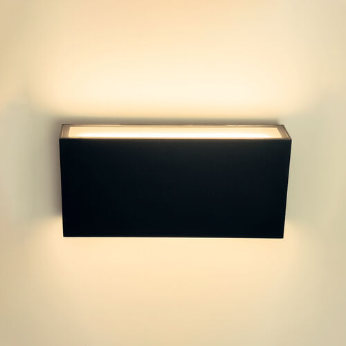 Fasadbelysning 8W | 4000K Neutralvit | IP65 | Svart