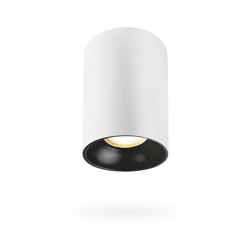 VIDEX | Taklampa vit med svart reflektor | GU10-sockel