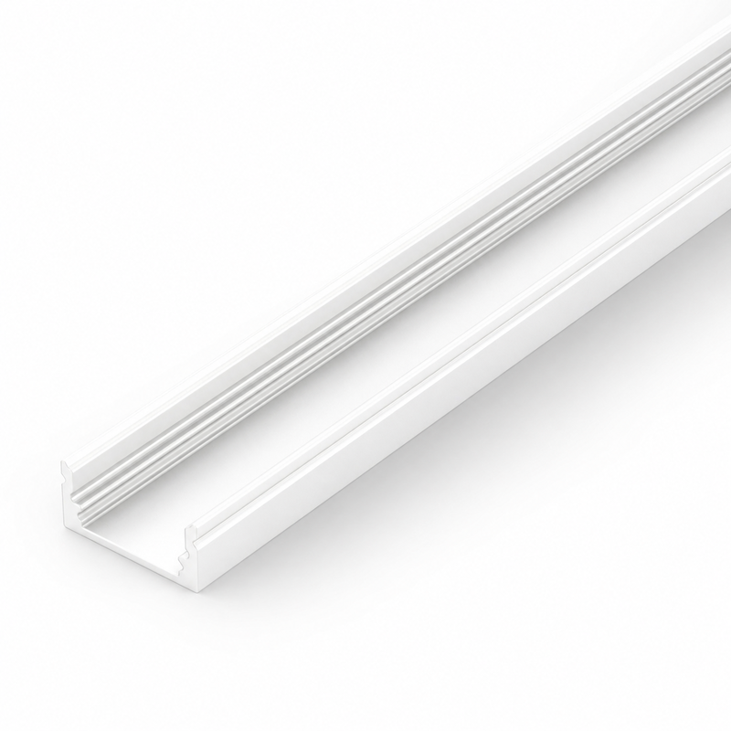 LED Profil | SS17 | Utanpåliggande | 17 x 8,4 mm | 1 meter | Utan diffusor