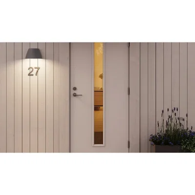 Plejd OUT-02-U Smart Vägglampa 2xUttag Grå