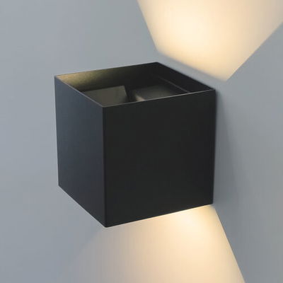 Vägglampa 6W | IP65 | Neutralvit 4000K | Svart