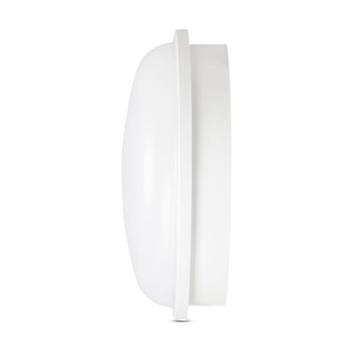 avide | Bulkhead-lampa rund 20W Vit 100lm/W | IP65