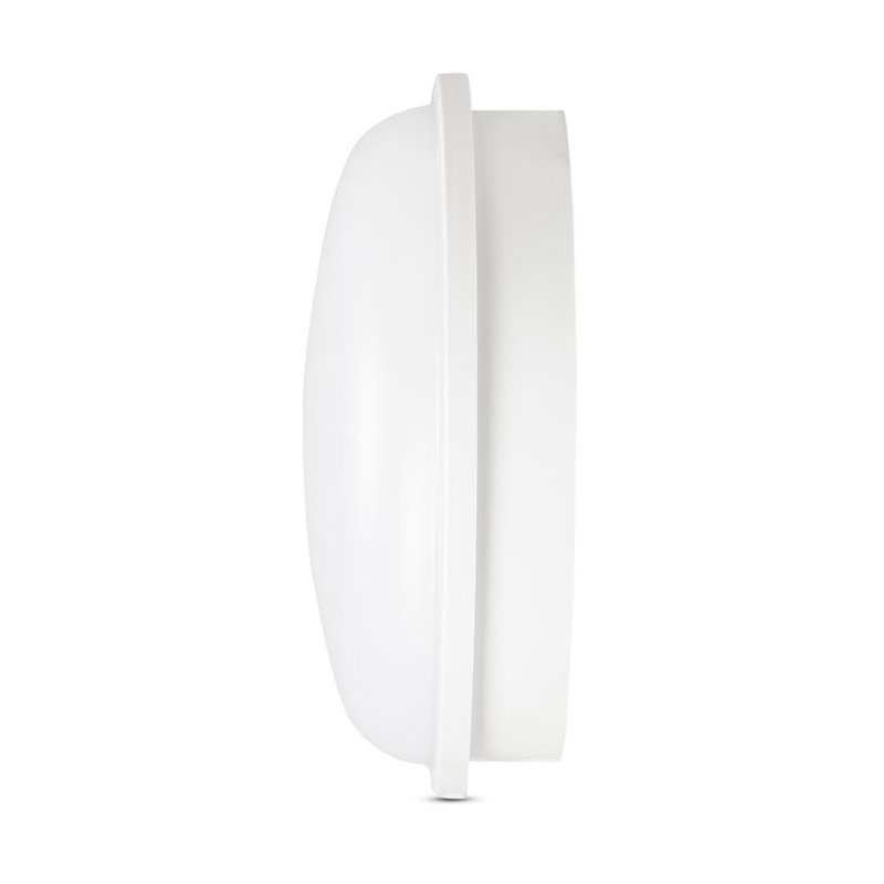 avide | Bulkhead-lampa rund 20W Vit 100lm/W | IP65
