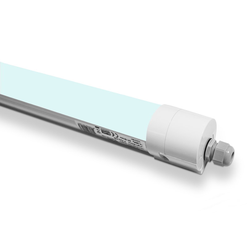 LED armatur 120cm 36W | Kallvit 6000K | 150 LM/W | IP65 | Philips driver
