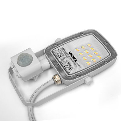 VIDEX | LED-strålkastare med rörelsesensor 10W | CCT 3000K - 6500K | IP65