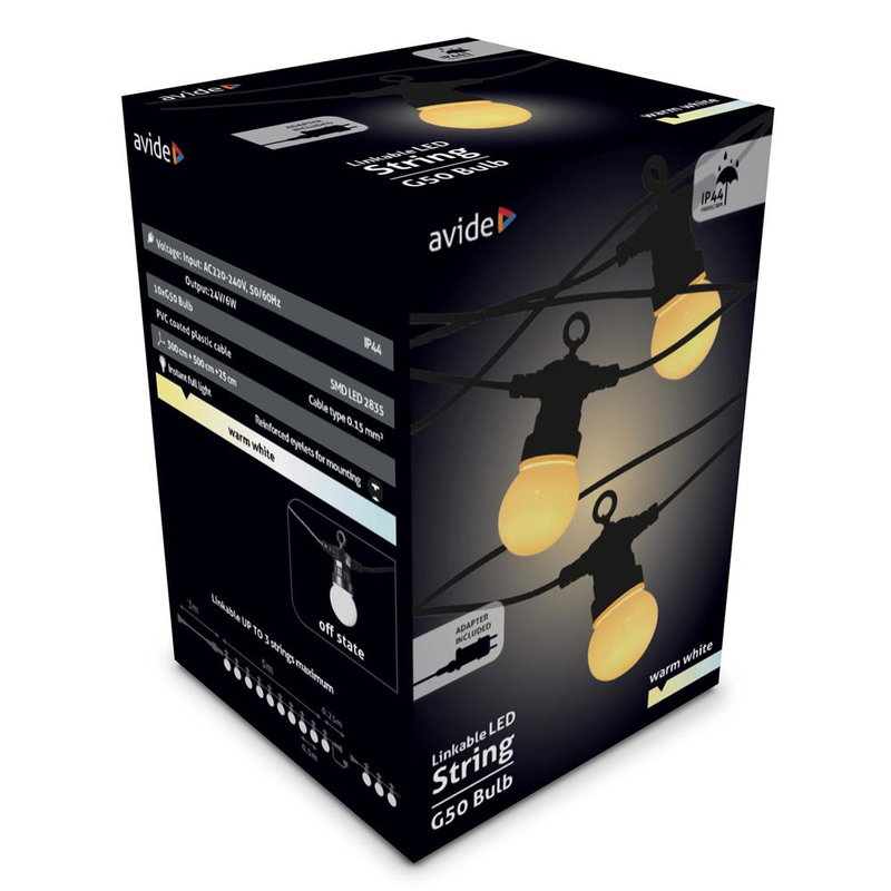 Avide | Outdoor String 5m | WW Linkable