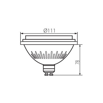 GU10 LED lampa | 12W | RA97 | Dimbar | Varmvit 2700K