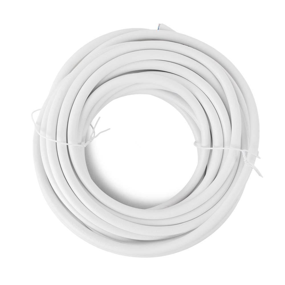 Anslutningskabel | RKK (H05 VV-F) | 3G 1,5 mm² | Vit | 10 m