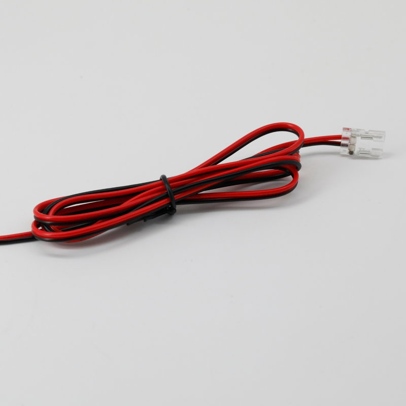 Sayox | Lödfri kontakt för LED-remsa | Enfärgad | 8 mm | Tejp till kabel | IP20 | 1 meter