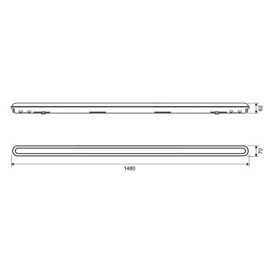 VIDEX | LED Linkable Linear Light 50W 1,5 M | 5000K | IP65