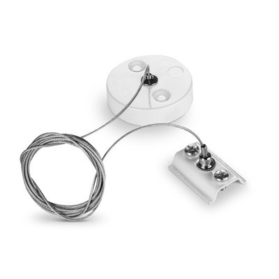 VIDEX | Upphängningsset | 1-fas | Vit