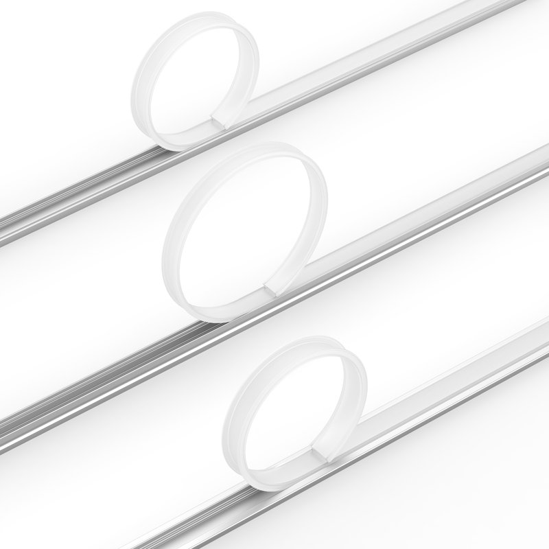 Sayox | SS17 | Roll-on diffusor för LED-profiler | Plast | 10 och 20 meter