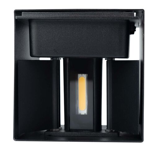 Vägglampa 6W | IP65 | Neutralvit 4000K | Svart