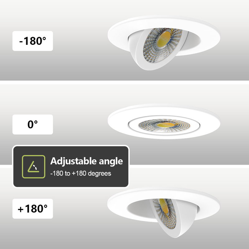 LED Downlight Orbit | 5-7W | CCT+Dim2Warm | 2700-4000K | IP65 | Dimbar | Värmeskydd