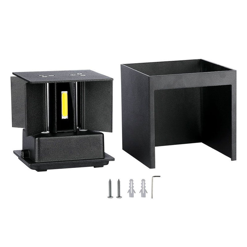 V-TAC | Vägglampa 11W | Svart | IP65