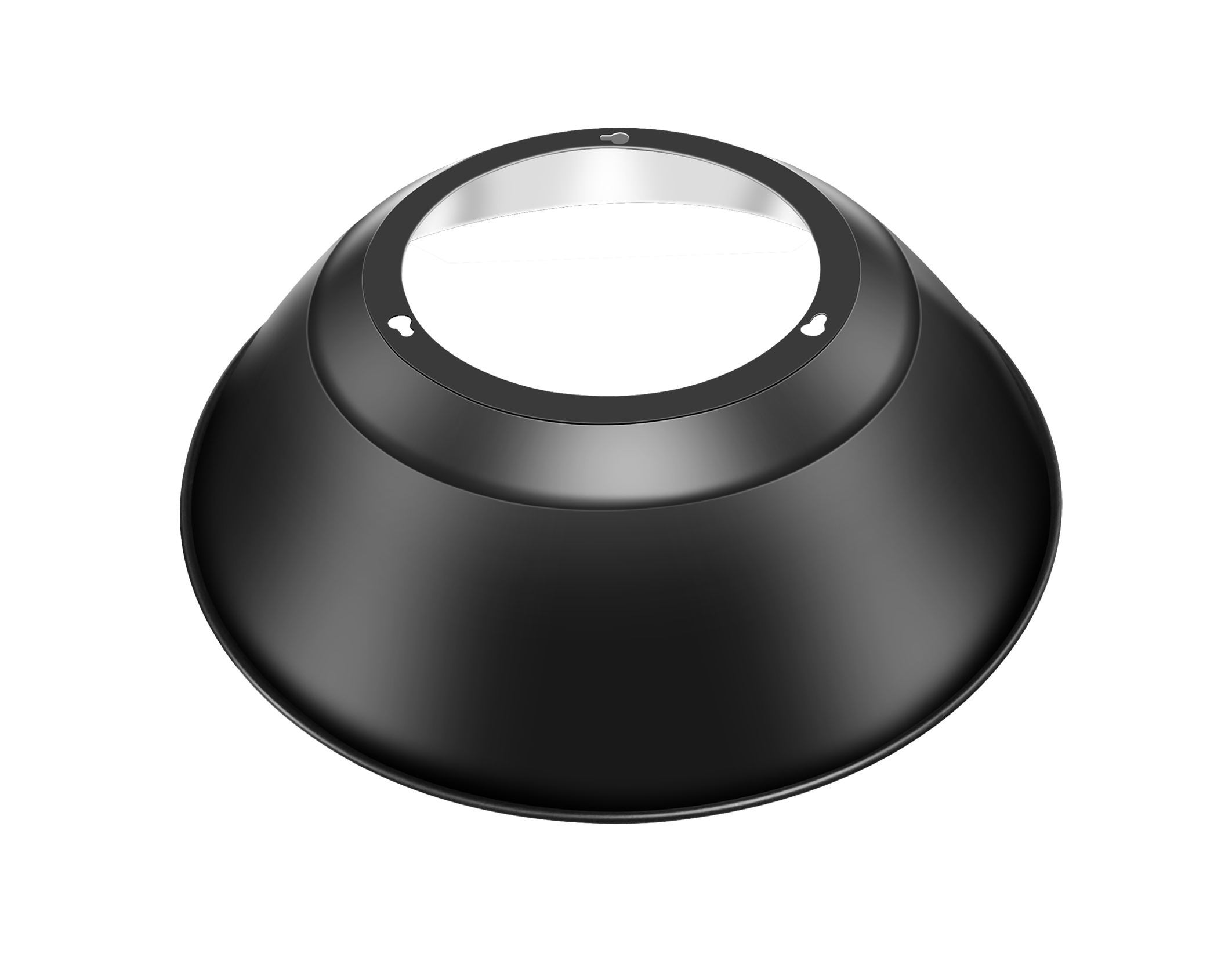 LED Highbay Aluminium Reflektor 90° | 100W | Svart