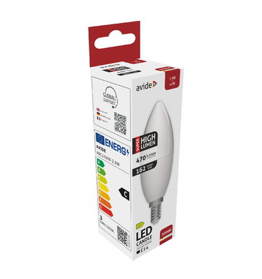 Avide | LED E14-lampa 2,9W | Varmvit 3000K | Super High Lumen