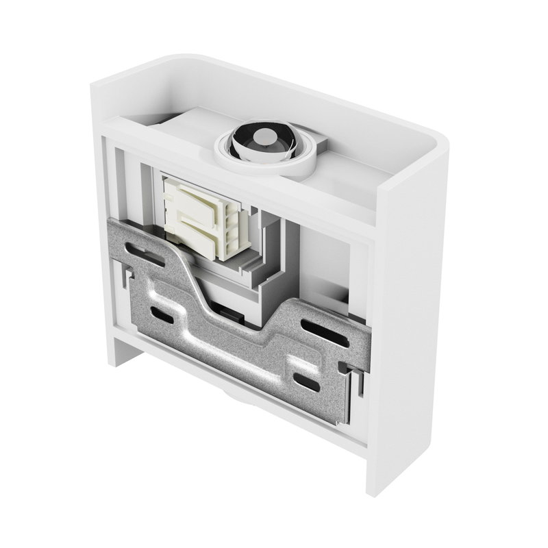 LUNARIX 1 Väggarmatur 2W | CCT RA90 | Dubbelriktad | Vit