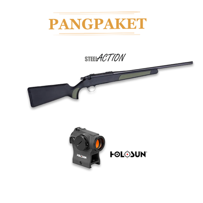 ~PANGPAKET~ Steel-Action, HS, 308 win & Holosun HS403R