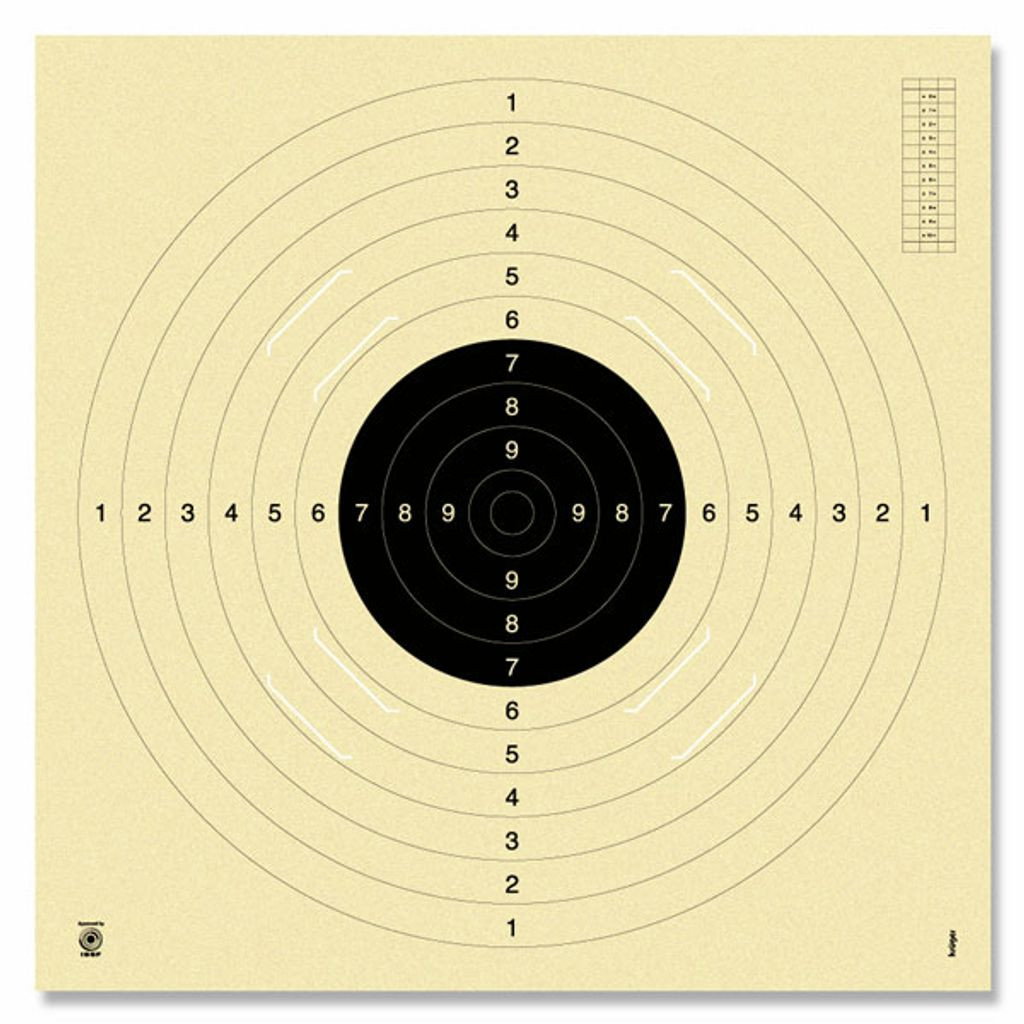 ISSF Precisionstavla 25-50m
