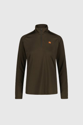 Alaska CoolDry Half-Zip Top Dam, Brown