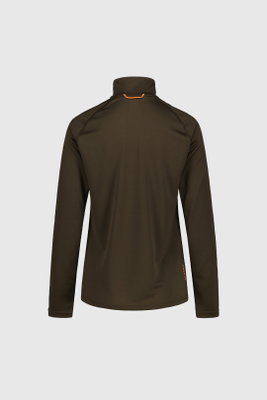 Alaska CoolDry Half-Zip Top Dam, Brown