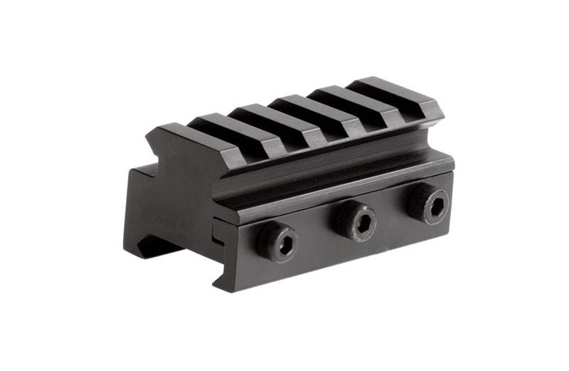 Skena Picatinny AR10/AR15. 2,2x6,3cm Höjning 2,2cm