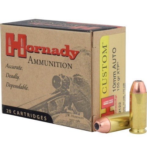 Hornady Custom™ Pistol Ammunition 10mm Auto 155 gr XTP® 20/Box