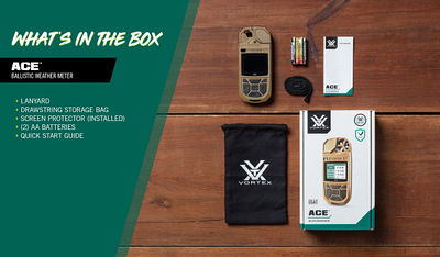 Vortex Ace ballistisk vindmätare/väderstation