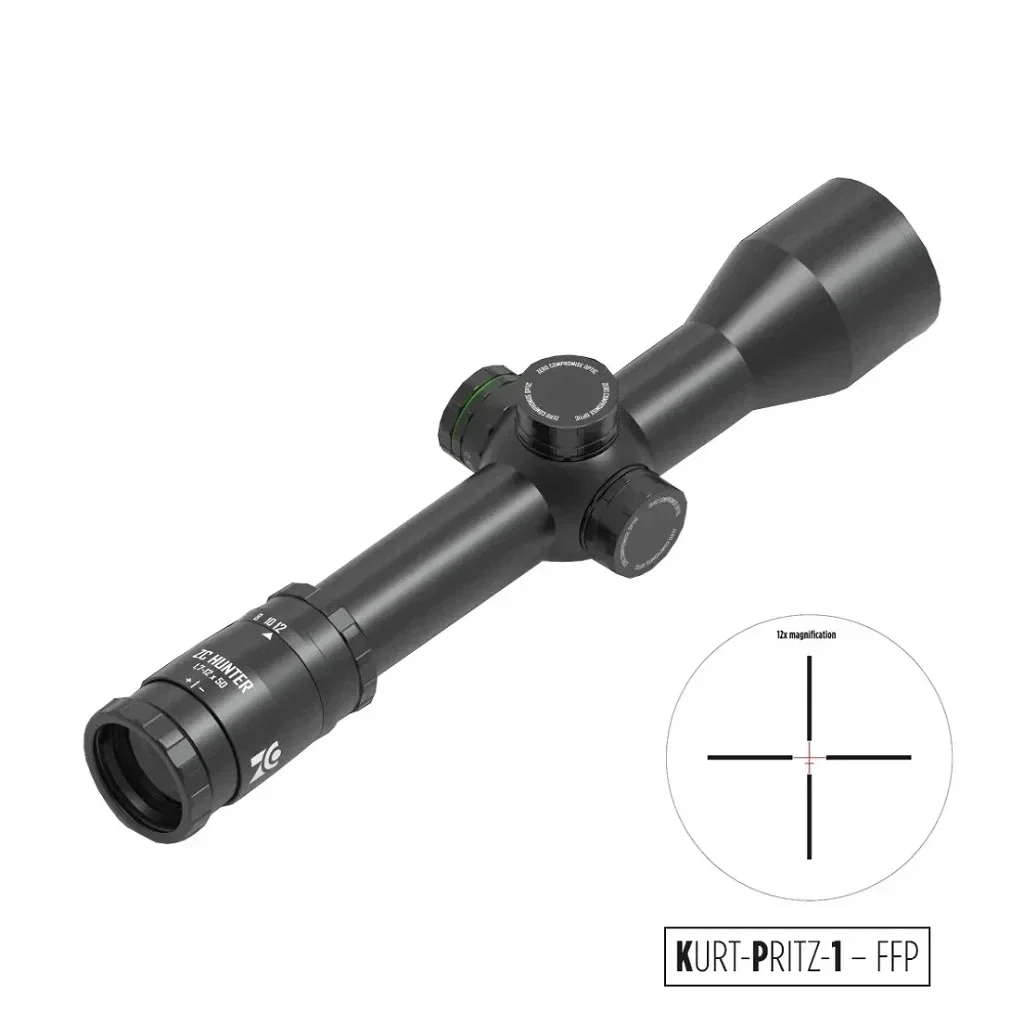 Zero Compromise Optics 1,7-12x50 Ballistiskt torn