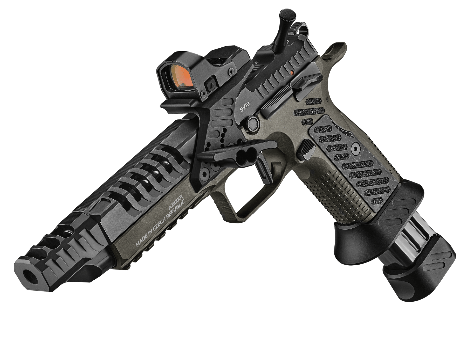 Arma Zeka AZ-P1 Giant, 9 mm, Grön