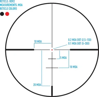Sightmark Presidio 2.5-15x50 HDR-2 Riflescope
